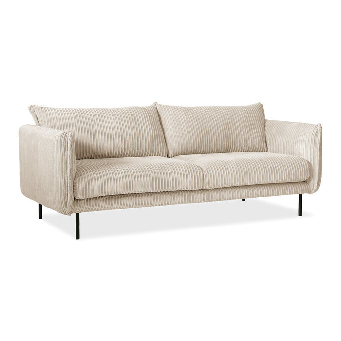 by fonQ Ribbon 4-zitsbank - Rib - Crème