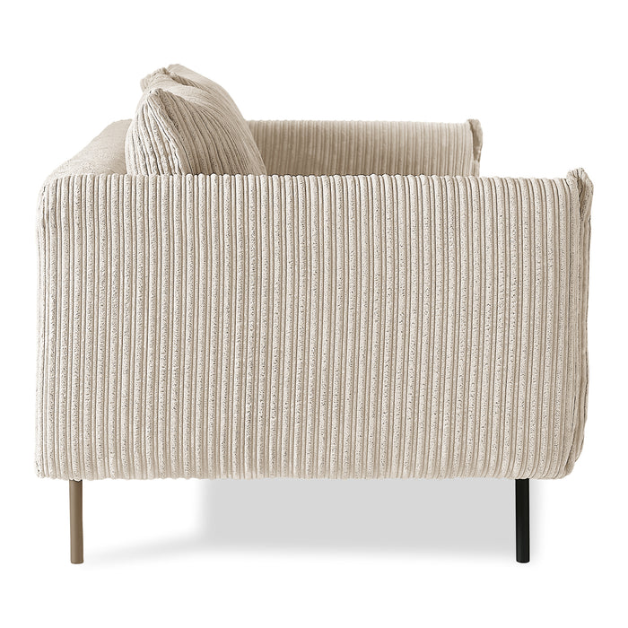 by fonQ Ribbon 4-zitsbank - Rib - Crème