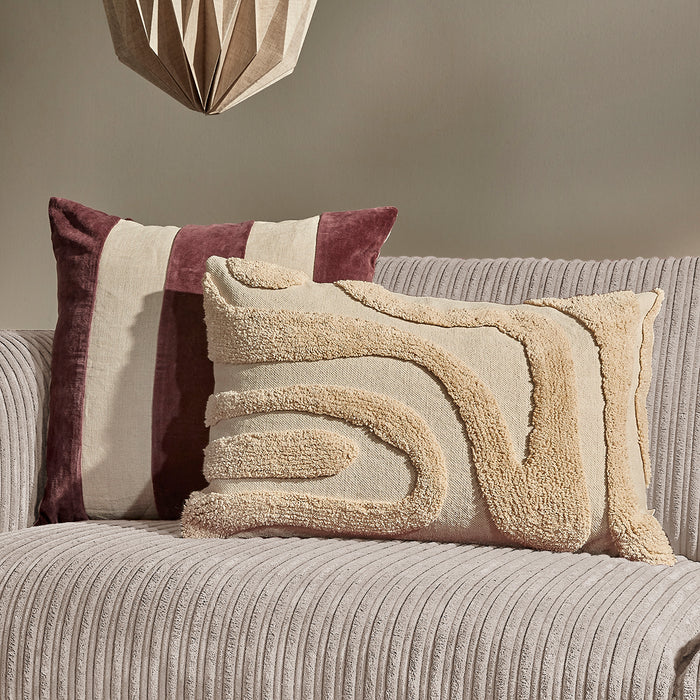 by fonQ Ribbon 4-zitsbank - Rib - Crème