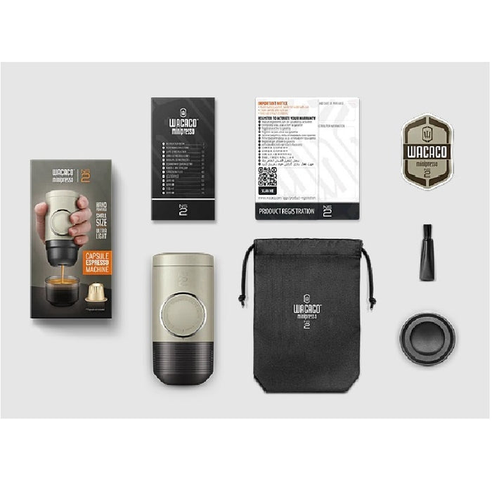 Wacaco - Capsule Espresso Machine - Minipresso NS2 - Beige