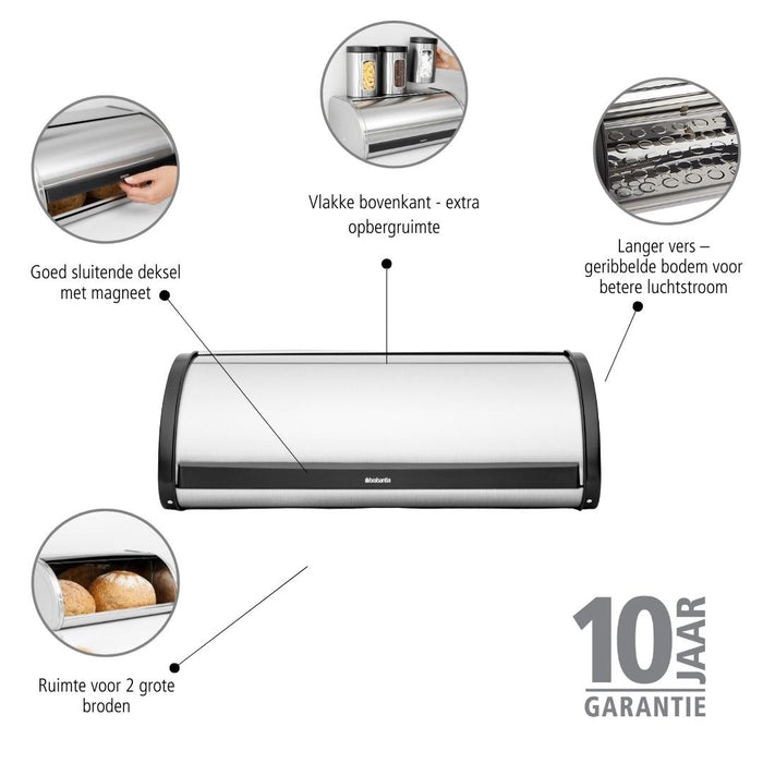 Brabantia Broodtrommel met schuifdeksel