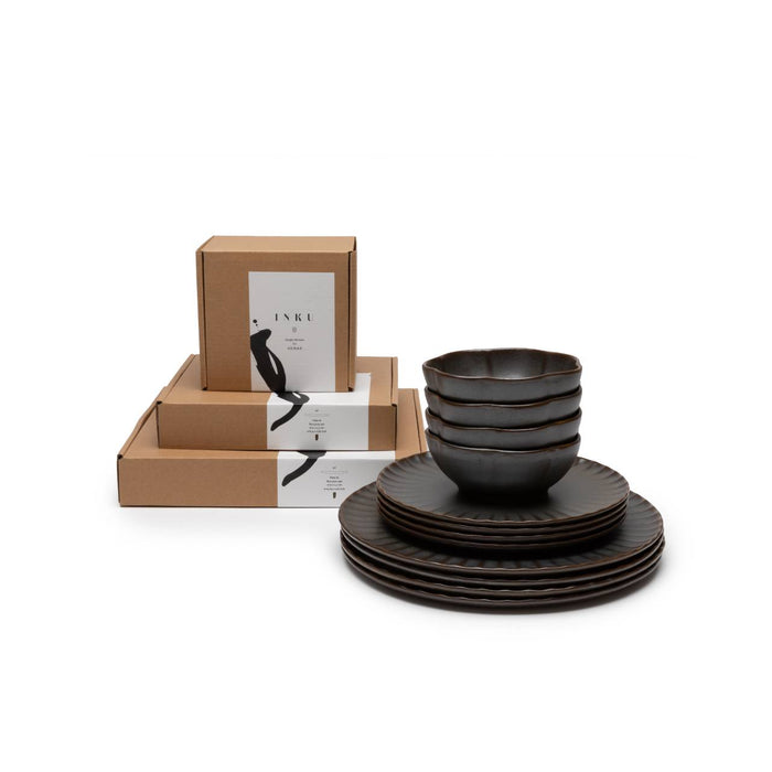 SERAX - Sergio Herman - Inku Serviesset 12-delig - Groen