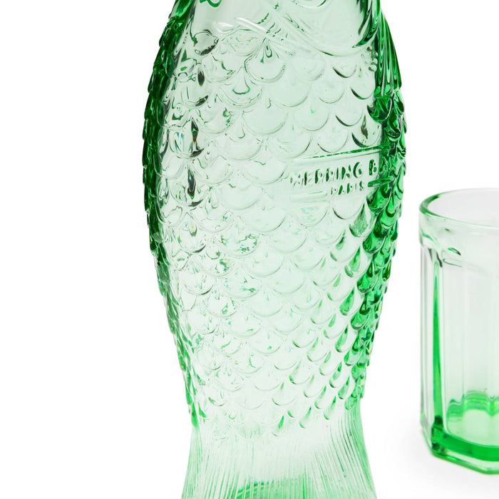 SERAX - Paola Navone - Fish & Fish Karaf incl. 4 Glazen - Groen