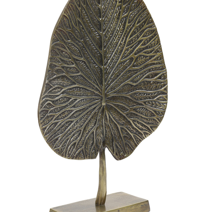 Light&living Ornament op voet 34x9x43 cm LEAF antiek brons