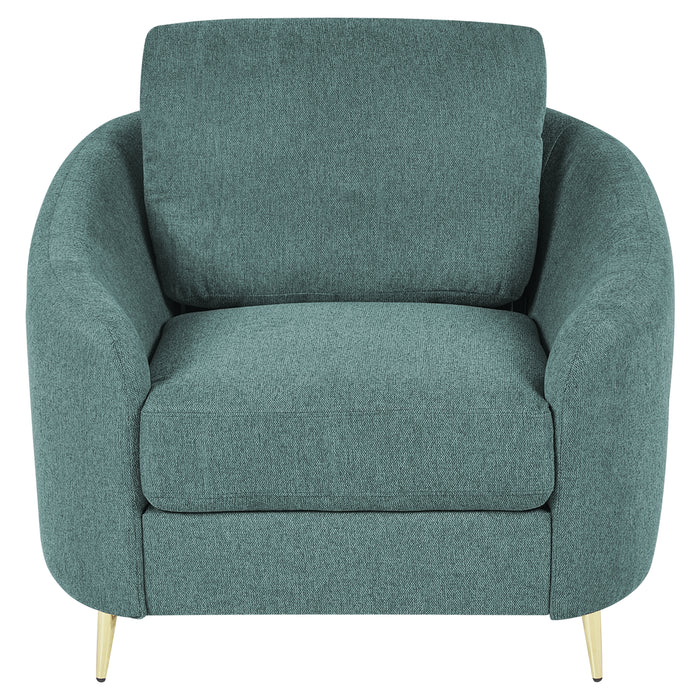 Beliani - TROSA - Fauteuil - Goud - Polyester