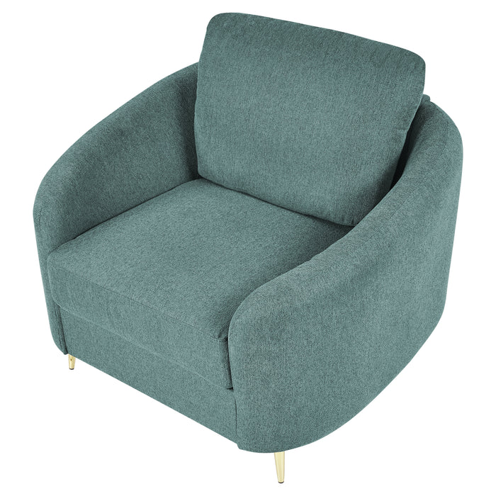 Beliani - TROSA - Fauteuil - Goud - Polyester