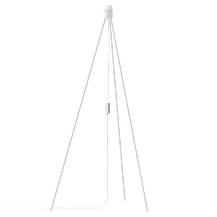 Umage Eos Large vloerlamp light brown - met tripod wit - Ø 65 cm