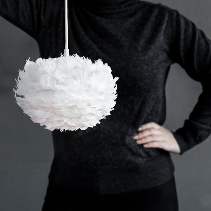 Umage Eos Micro hanglamp white - met koordset wit - Ø 22 cm