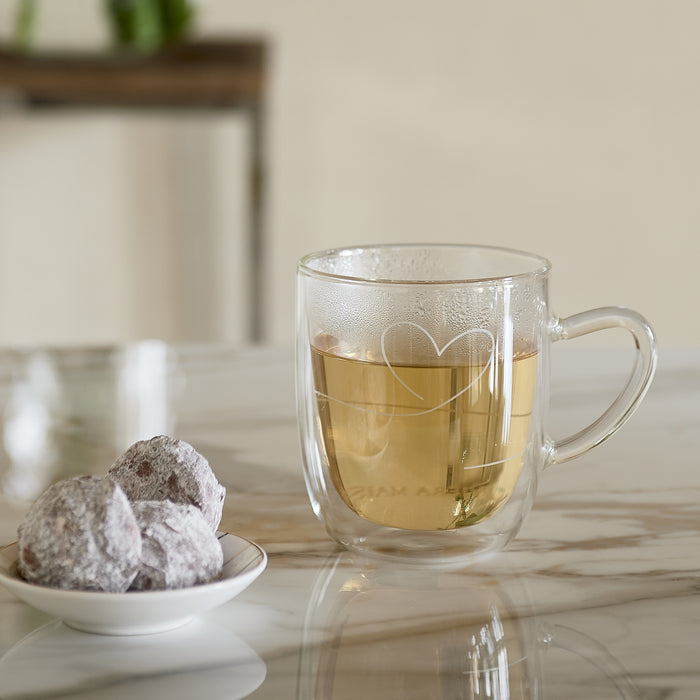 Riviera Maison With Love Dubbelwandige glazen Set 345ml en 400ML