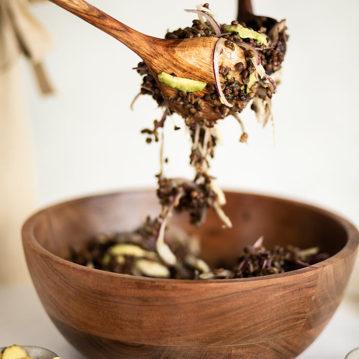 Kave Home - Delci set van 2 acaciahouten kommen