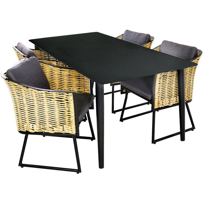 Crest dining tuintafel | aluminium | 180x90cm