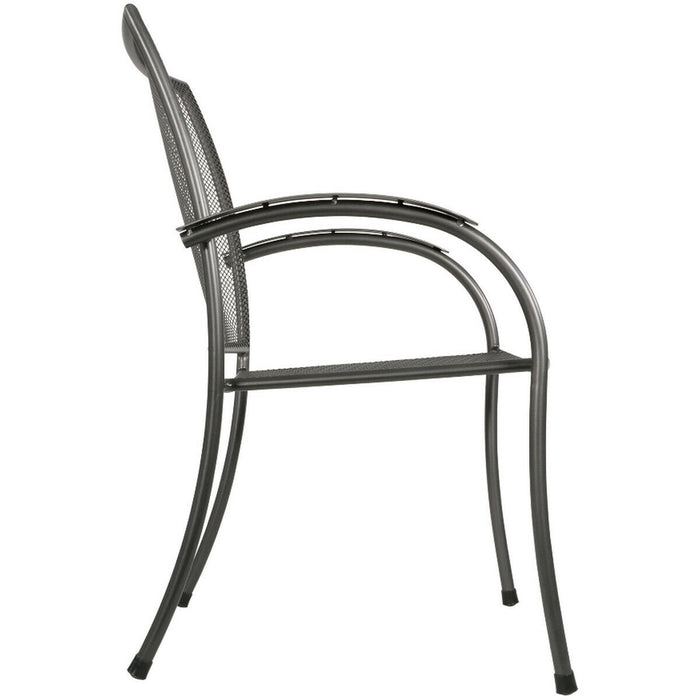 Lesli Living Nordic dining tuinstoel | strekmetaal | stapelbaar |