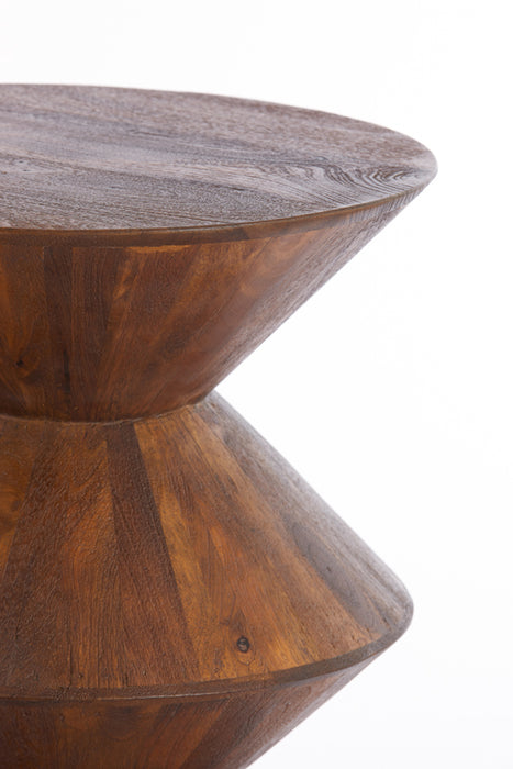 Light & Living - Bijzettafel LARUS - Ø40x50cm - Bruin