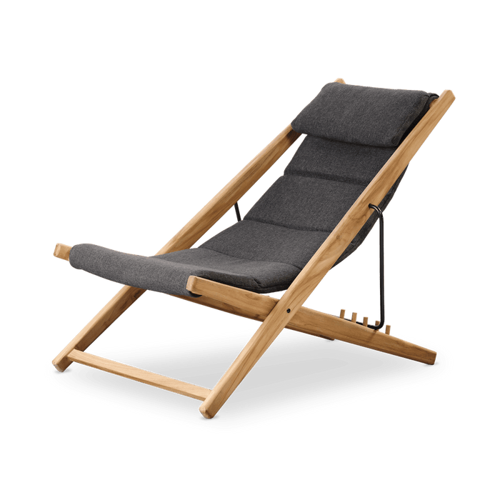 Chill-Dept. - Beaver Creek Outdoor Loungestoel Charcoal