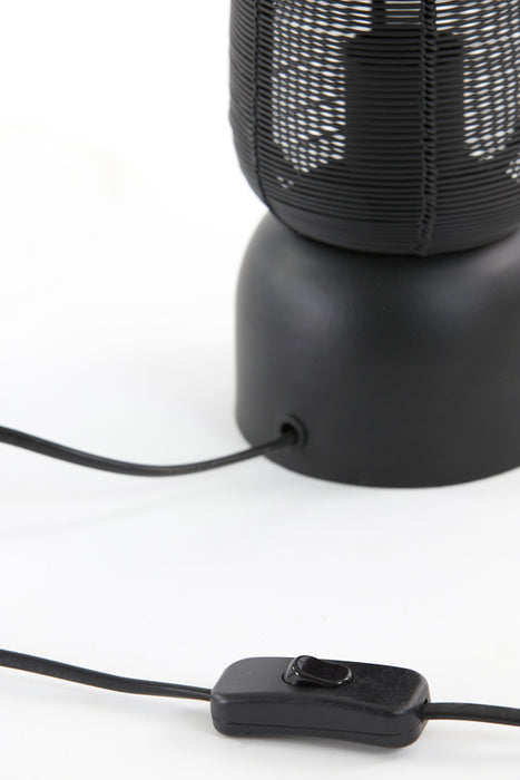 Light & Living - Tafellamp LEZUZA - Ø11x39.5cm - Zwart