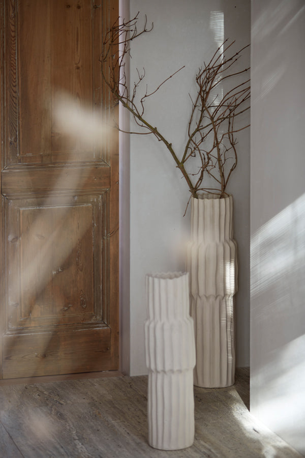 Light & Living - Vaas LONGA - Ø20.5x72.5cm - Wit