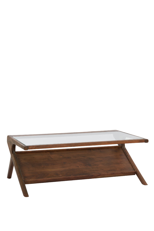 Light & Living - Salontafel YUKI - 112x70x41cm - Bruin