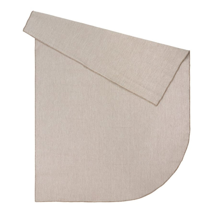 EVA Interior -Buitenkleed Mono -Naturel|wit - Ronde Hoek 200x290cm (M)