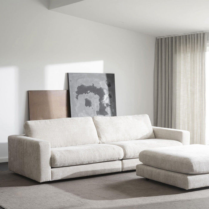 Rowico Home Duncan 3-Zits Bank - Lichtgrijze Stof