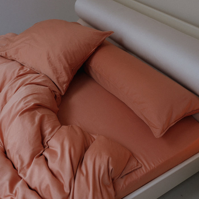 Crisp Sheets Kussensloop 140 cm - Terra Cotta