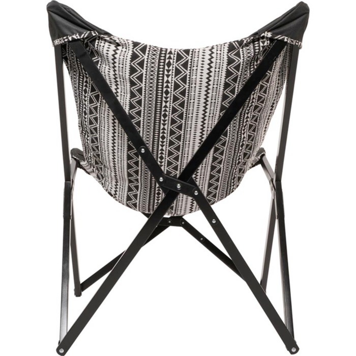 Lesli Living Aztec vlinderstoel zwart|wit