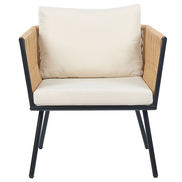 Beliani - GARGANO - Tuinset - Beige - PE rotan