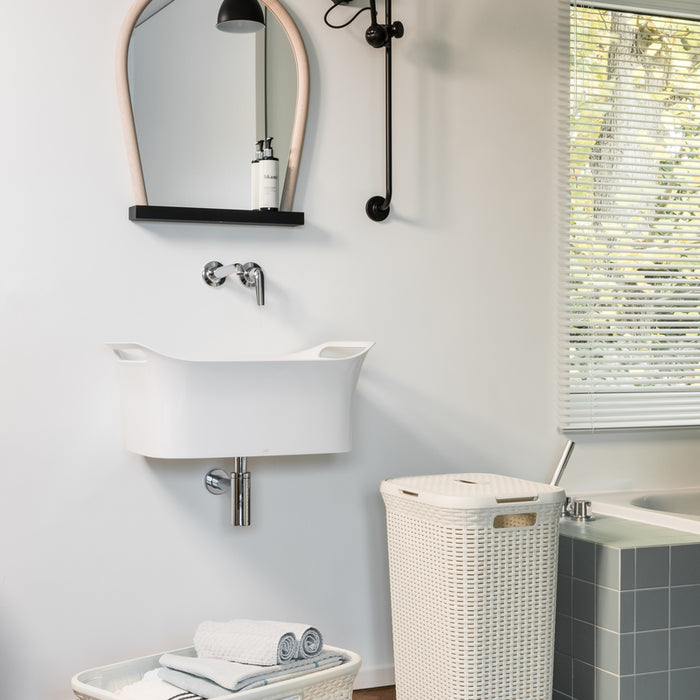 Curver Style Wasmand met Deksel - 60L - 2 stuks - Wit