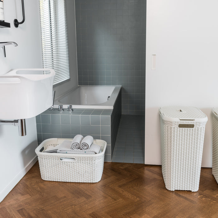 Curver Style Wasmand - 45L - 2 stuks - Wit