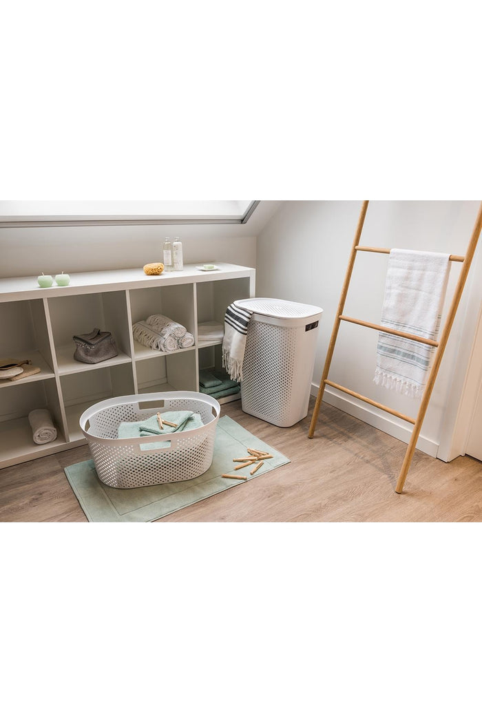 Curver Infinity Recycled Dots Wasmand - 40L - 2 stuks - Wit