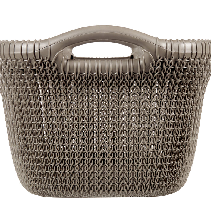 Curver Knit Wasmand - 40 l - set van 2 - Harvest Brown