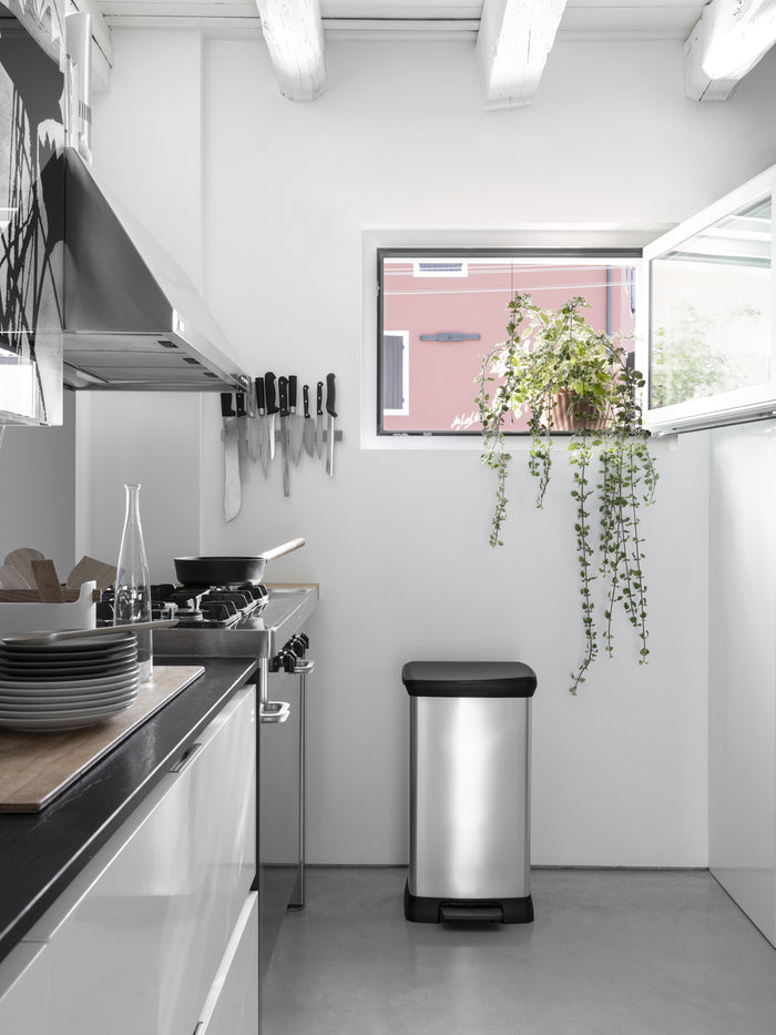 Curver Decobin Prullenbak - 50L - 2 stuks - Metallic