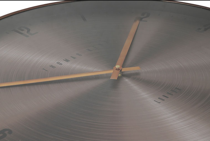 Decostar Klok Jewel brons|rood Ø53CM