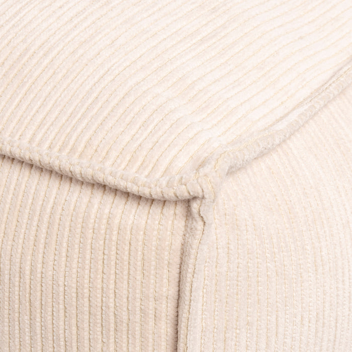 Zuiver Fat Freddy Rib Hoekbank Links - Naturel