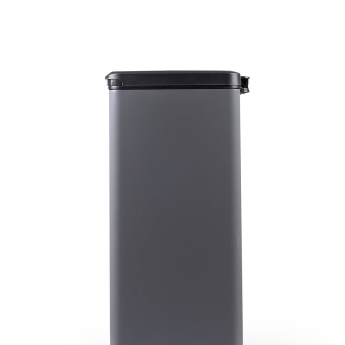 Curver Decobin Duo Prullenbak - 26L+26L - Rechthoekig - Cool Grey