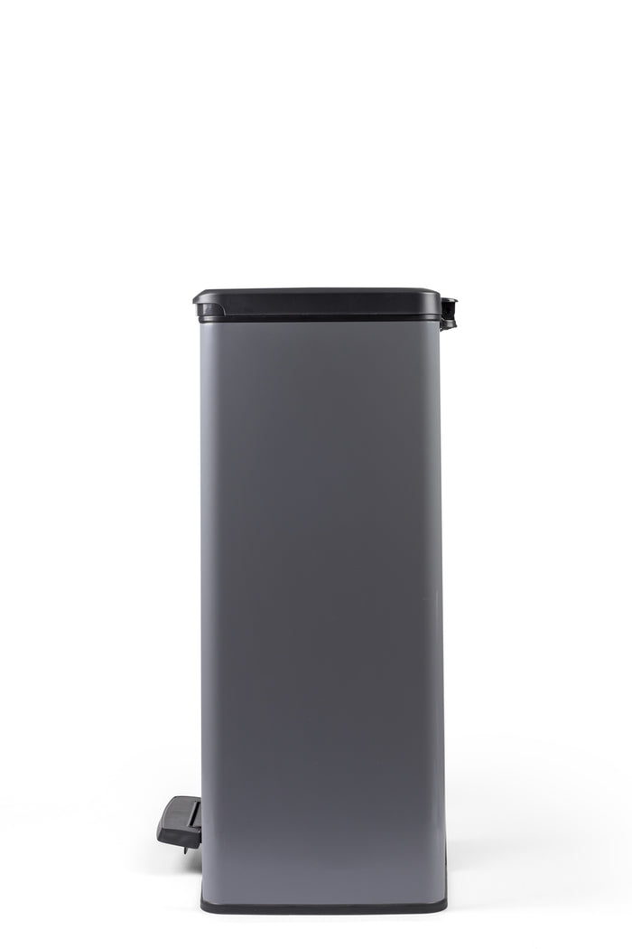 Curver Decobin Duo Prullenbak - 26L+26L - Rechthoekig - Cool Grey