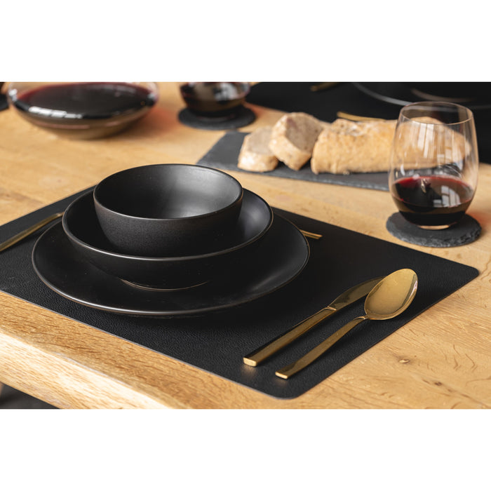 Studio Tavola Diepe Borden Black Tie ø 21 cm - 6 Stuks