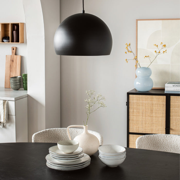 by fonQ Bolt Eettafel - 200 x 90 cm - Zwart