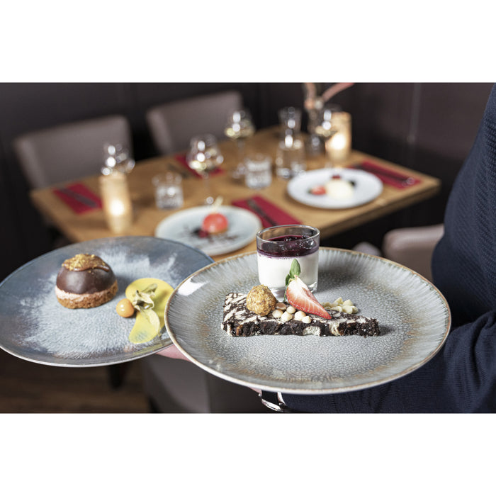 Hazel & Bos Juntos Blanco Artico dinerbord - 27 cm - 6 st - porselein