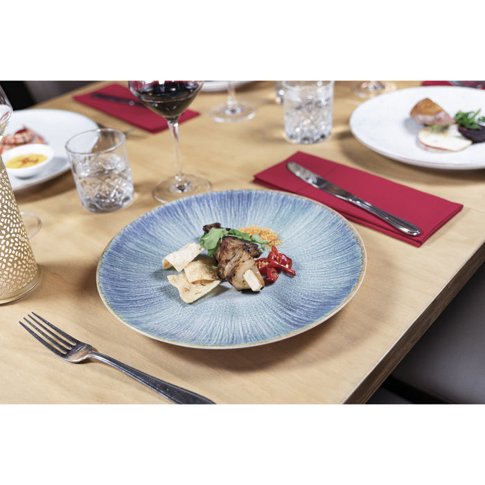 Hazel & Bos Juntos Esmeralda ontbijtbord - 24 cm - 6 stuks - porselein