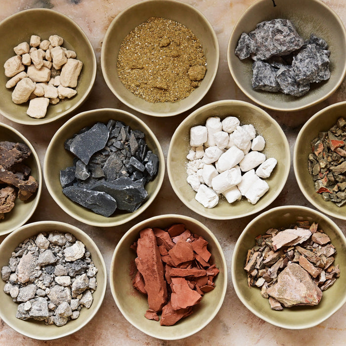 by fonQ Mixed Ceramics Kommen 4st. - Ø 11 cm - Taupe