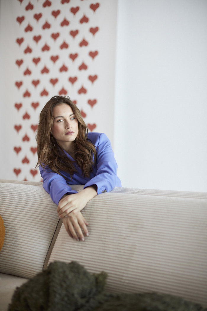 Innovation Unfurl Ivory Corduroy Lounger Slaapbank