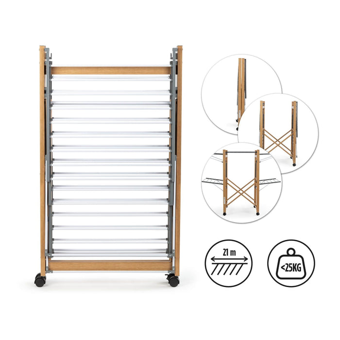 Vitapur Inklapbaar Droogrek - Wasrek Inklapbaar - Voor binnen & buiten