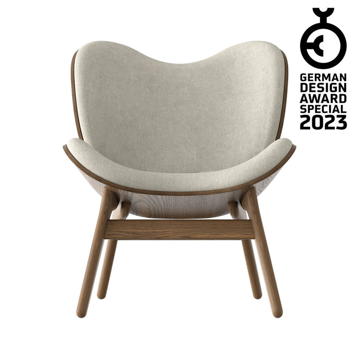 Umage A Conversation Piece houten fauteuil donker eiken - White Sands