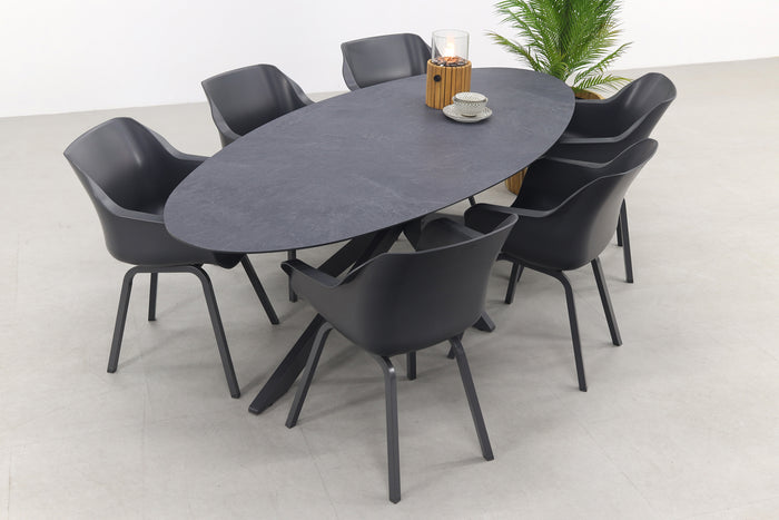 Hartman Sophie|Privada 240x107 - Ovale tuinset - 7-delig