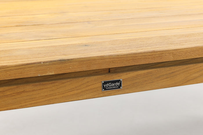 VDG Torino Paloma Grey|Rome brown 240 cm. tuinset - 7-delig