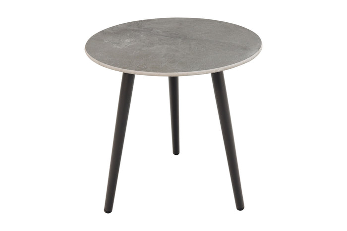 VDG Brasilia bijzettafel 50 cm. - Antraciet - Ceramic