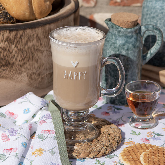 Clayre & Eef Theeglas 200 ml Glas Hart