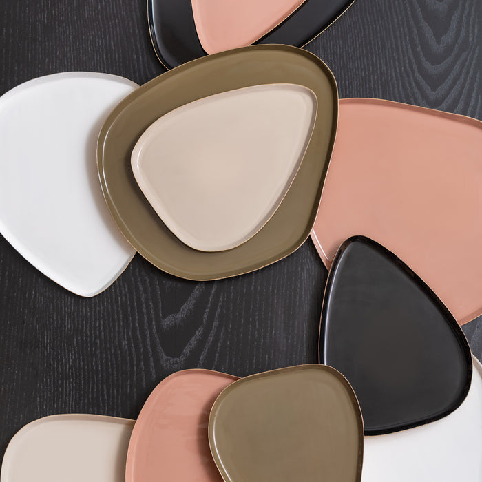 present time - Dienblad Mila - Zwart - 34x30x1cm