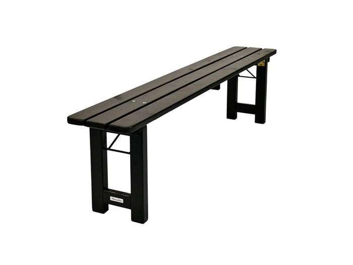 Inklapbare picknickbank Riga 200 cm blackwash