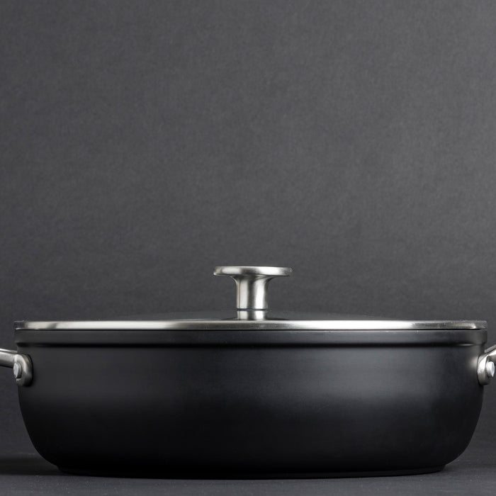 KitchenAid Forged Hapjespan met Deksel Ø 28 cm